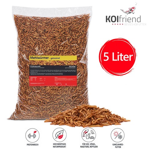 Liter mehlwürmer getrocknet - liter,